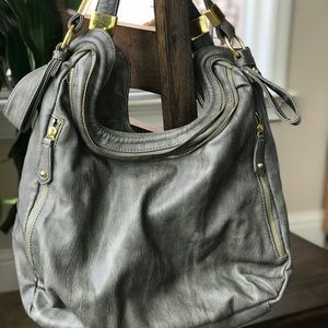 Gray Urban Expression vegan handbag